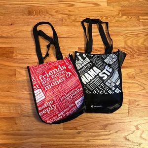 Lululemon Small Reusable Shopping Totes
